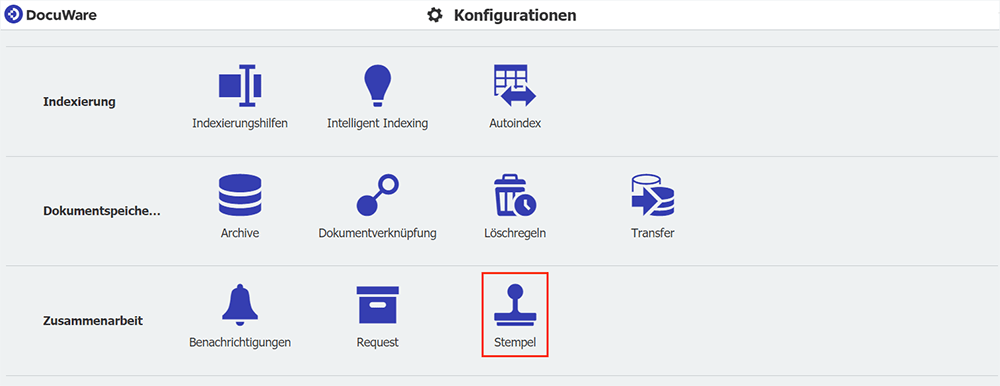 DocuWare Konfiguration
